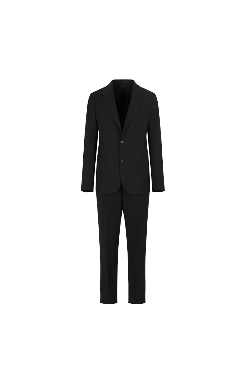 Single-Breasted Suit in Black