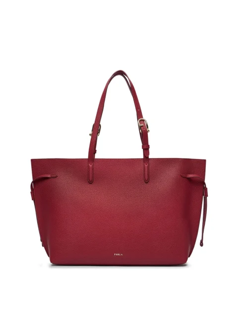 Кожена 'Tote' чанта Furla Ava Ciliegia Nero L