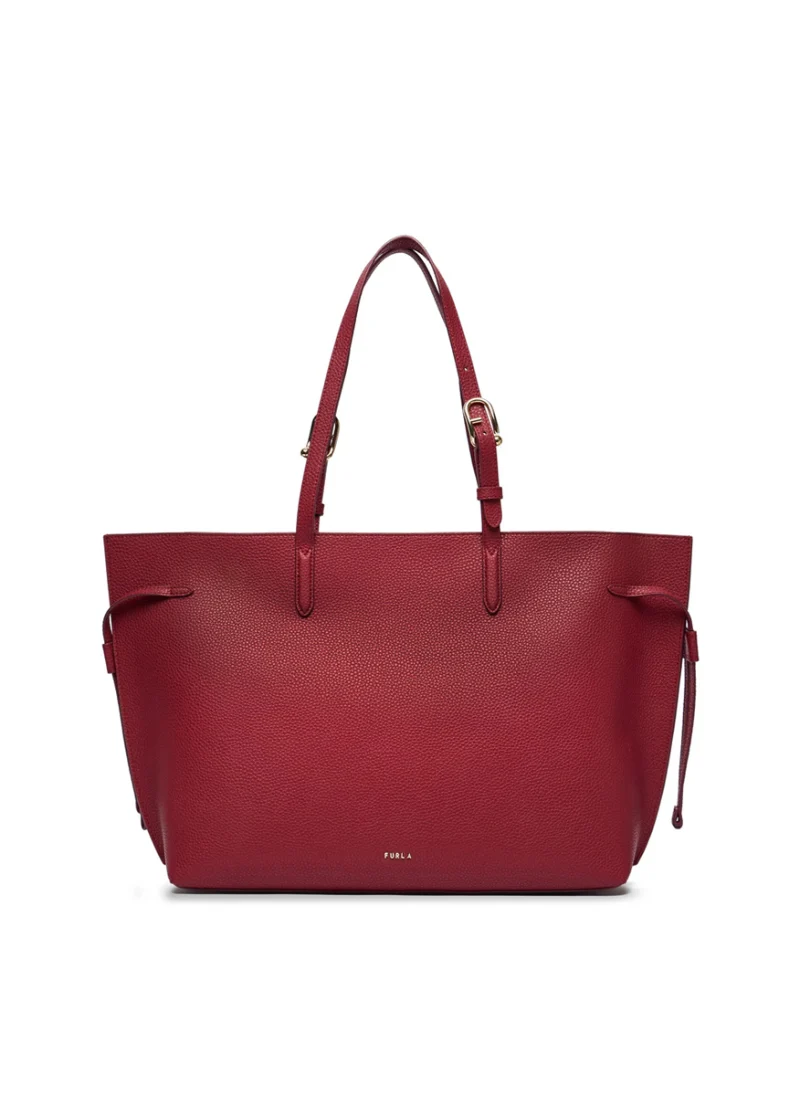 Кожена 'Tote' чанта Furla Ava Ciliegia Nero L
