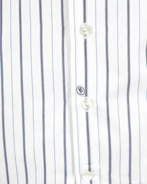 Striped Cotton Jacquard Shirt — снимка 3