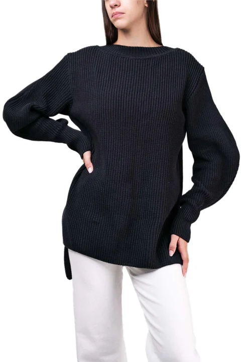 Плетено "Tactility" Maxi Pullover Fully-Fashioned W235002 12052-black