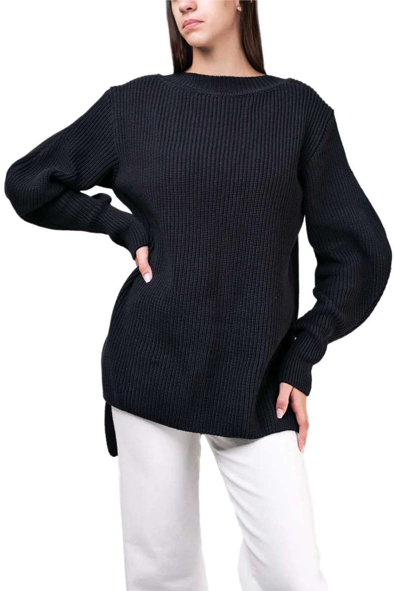 Плетено "Tactility" Maxi Pullover Fully-Fashioned W235002 12052-black