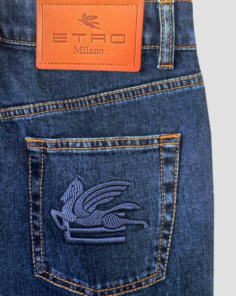 Jeans with Embroidered Rear — снимка 2
