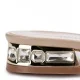 Дамски бежови чехли RENZONI — снимка 5