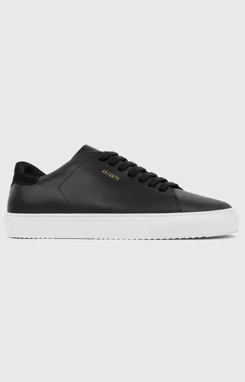 Кожени спортни обувки CLEAN 90 в черен цвят — снимка 4