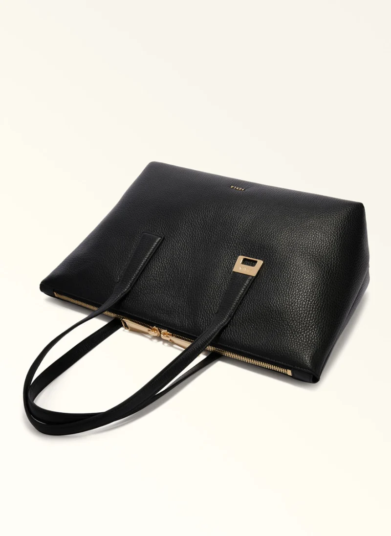 Кожена 'Tote' чанта Furla Olivia Nero M — снимка 3
