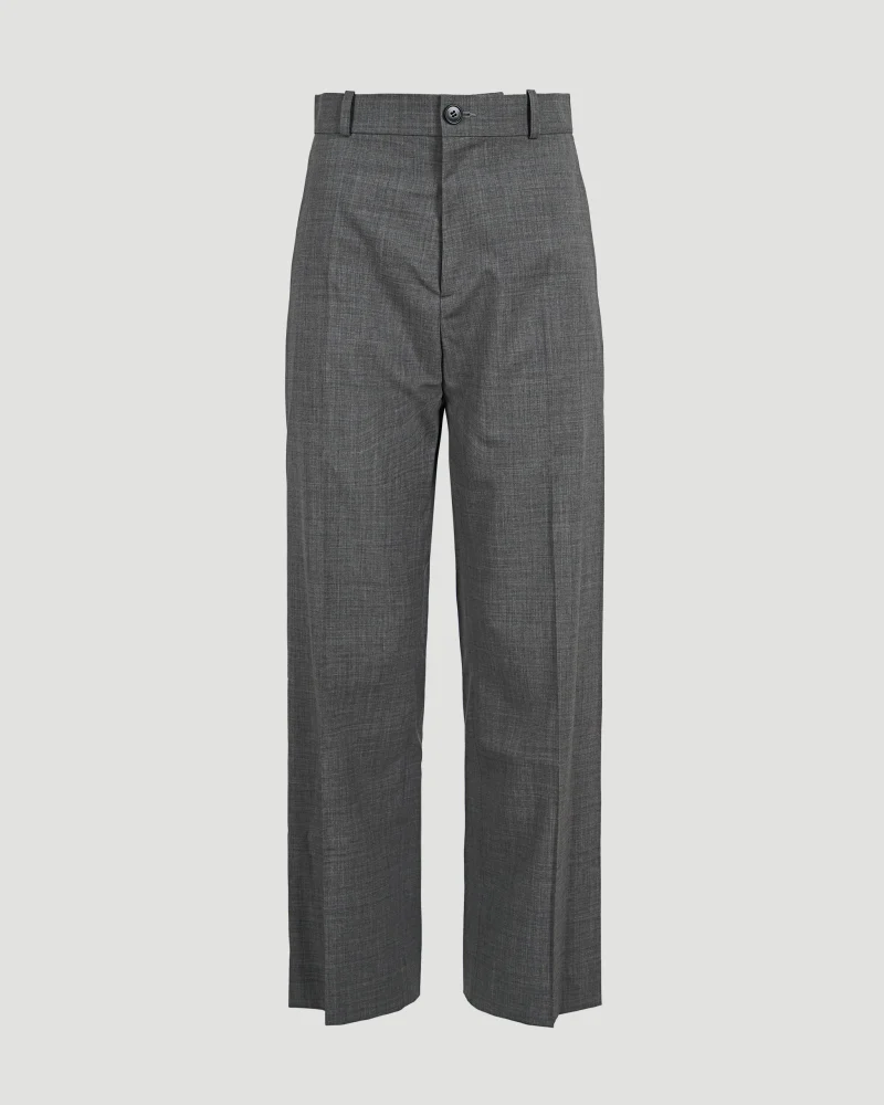 Wool Trousers in Grey