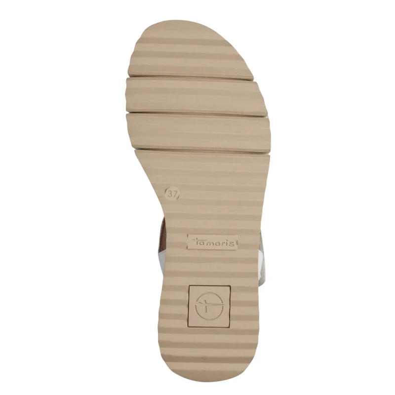 Дамски Сандали На Платформа TAMARIS – 1-28223-46-100 WHITE — снимка 6