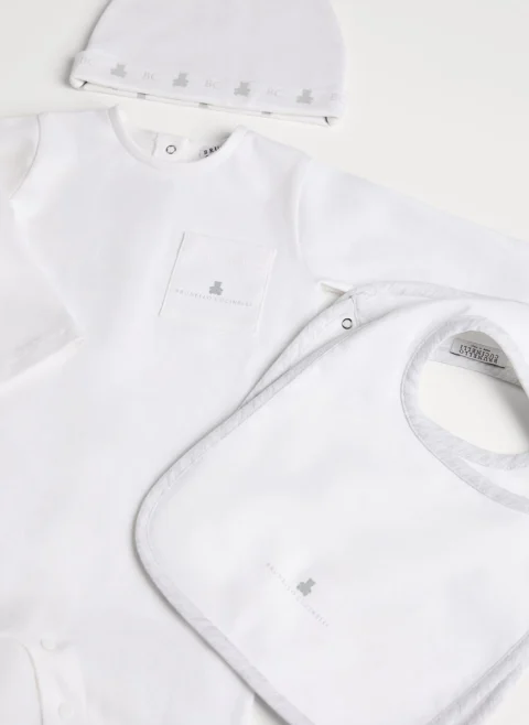 Комплект за бебета Brunello Cucinelli Kids — снимка 2