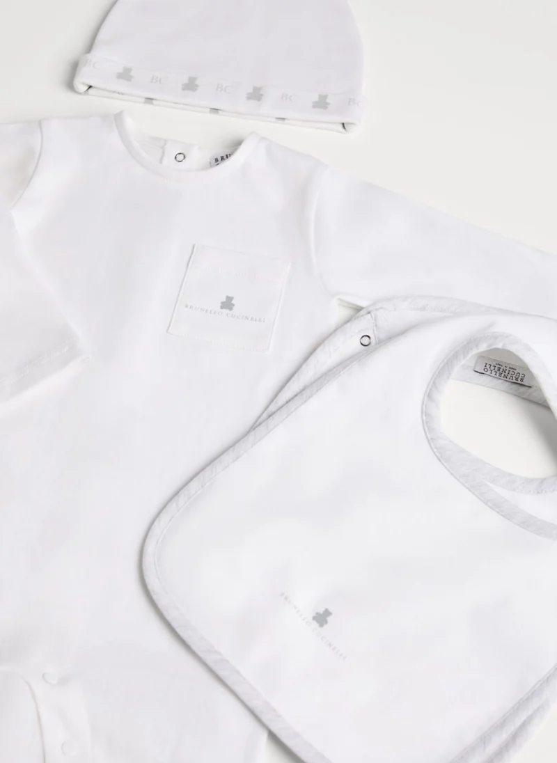 Комплект за бебета Brunello Cucinelli Kids — снимка 2