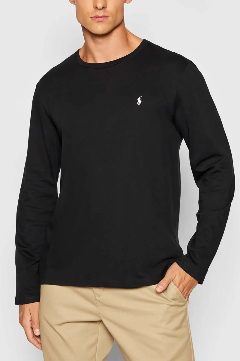 Блуза L/S Crew-Sleep-Top 714844759001 black — снимка 2