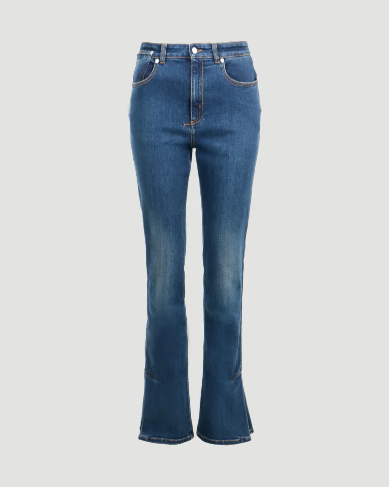 Narrow Bootcut Denim Trouser