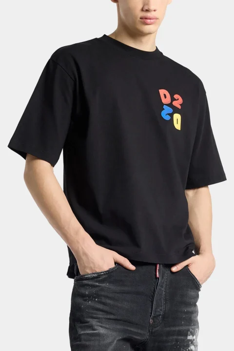 T-Shirt S74GD1584D20033 900 black — снимка 2