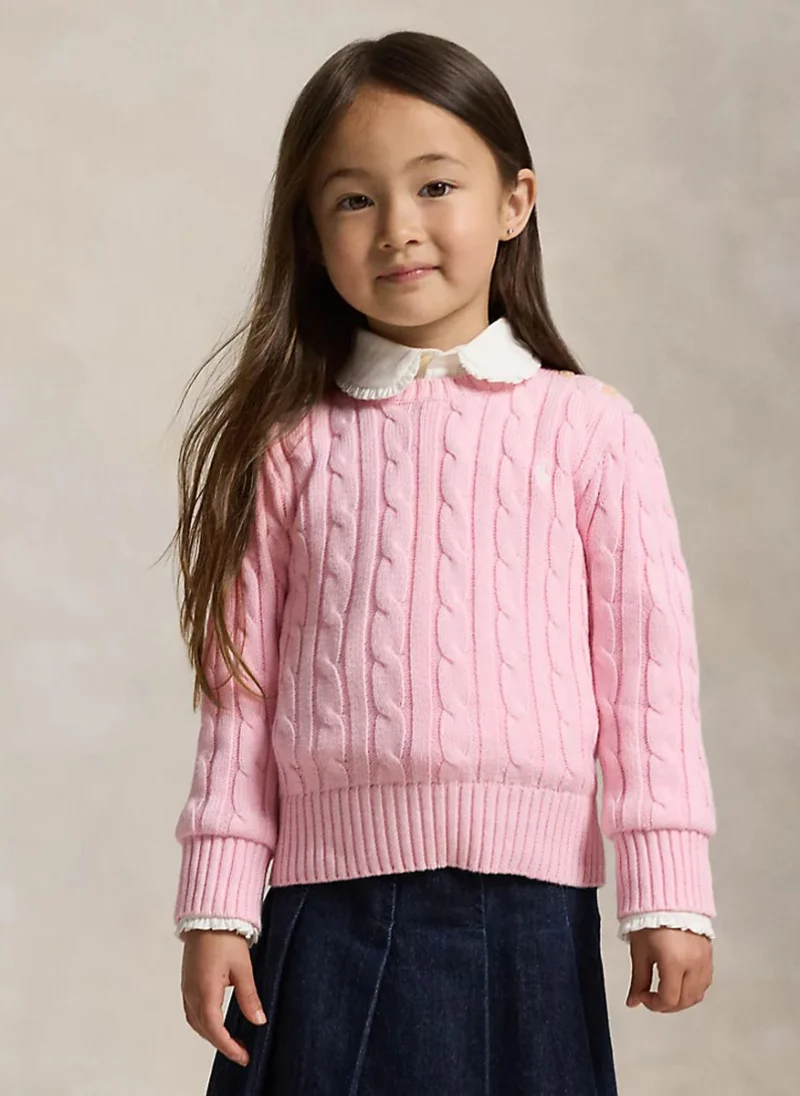 Пуловер 'Cable-Knit' Ralph Lauren Kids 2-6