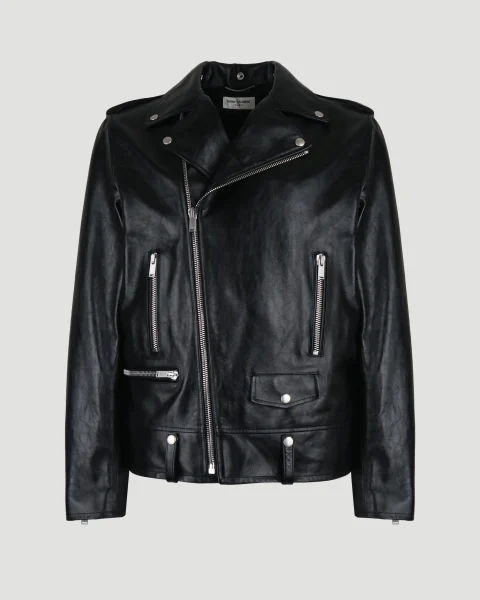 Classic Leather Biker Jacket