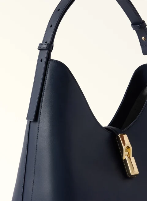 Чанта Furla Goccia Ink Blue — снимка 4