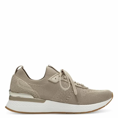 Дамски Сникърс TAMARIS – 1-23712-42-498 IVORY METALLIC — снимка 2