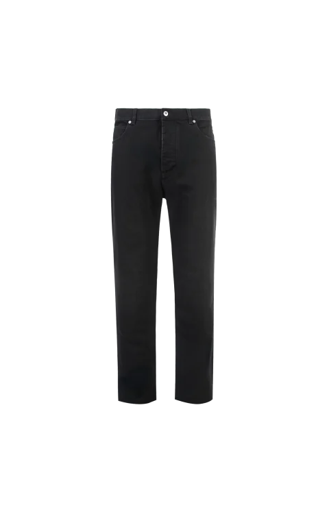 Faded Black Straight Leg Jeans