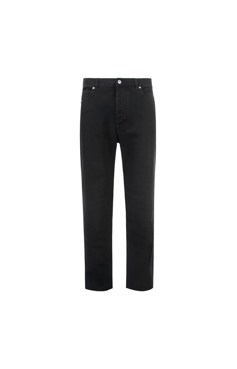 Faded Black Straight Leg Jeans