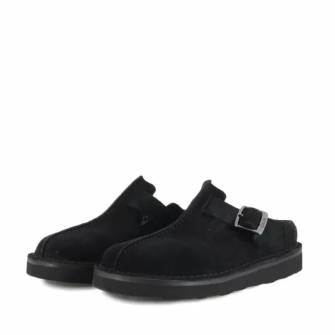 Сабо CLARKS – 26184167 SOLSBURY MULE BLACK SDE — снимка 3