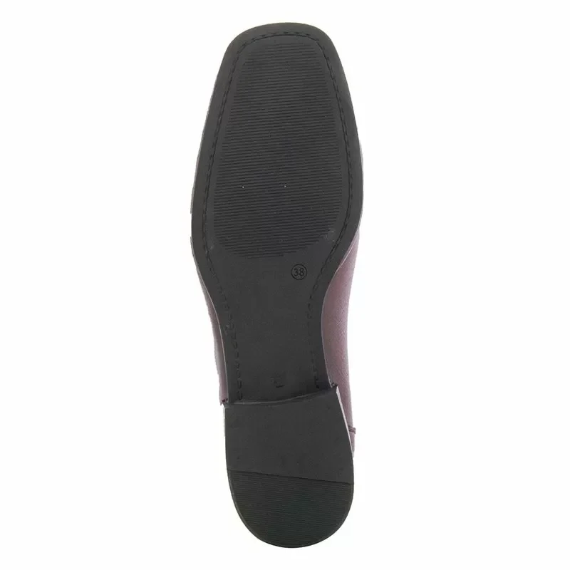 Дамски Мокасини VERONELLA – 045-5433 BORDO — снимка 2