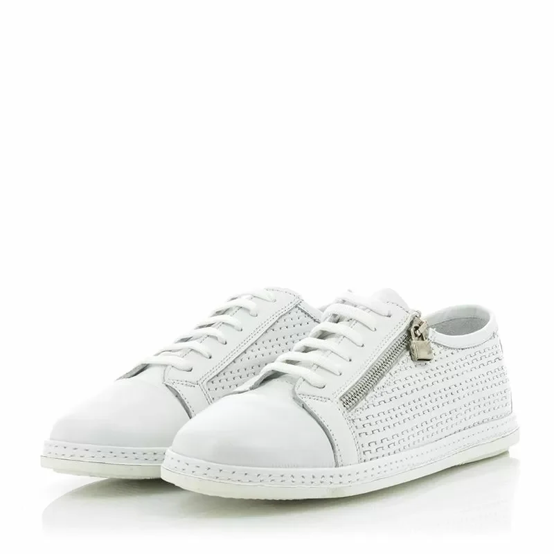 Дамски Ежедневни CARLO FABIANI – 359.3007 WHITE — снимка 3