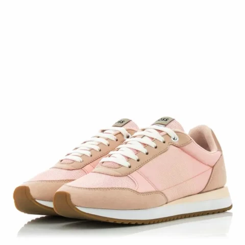 Дамски Сникърс BOSS – 50493249 KAI_RUNN_MXPRW Light/Pastel Pink — снимка 3