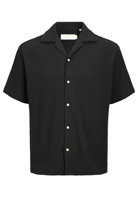 Риза Jorcoba Stripe Resort Ss 12271060 C-N10 black