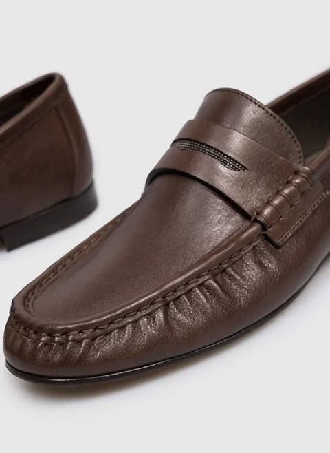 Мокасини от естествена кожа Brunello Cucinelli — снимка 5