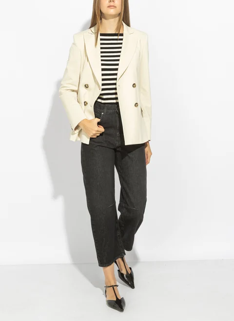 Сако с двуредно закопчаване Weekend Max Mara Wkdcolibri — снимка 2