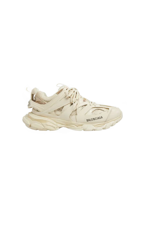 Men's Track Sneaker in Beige