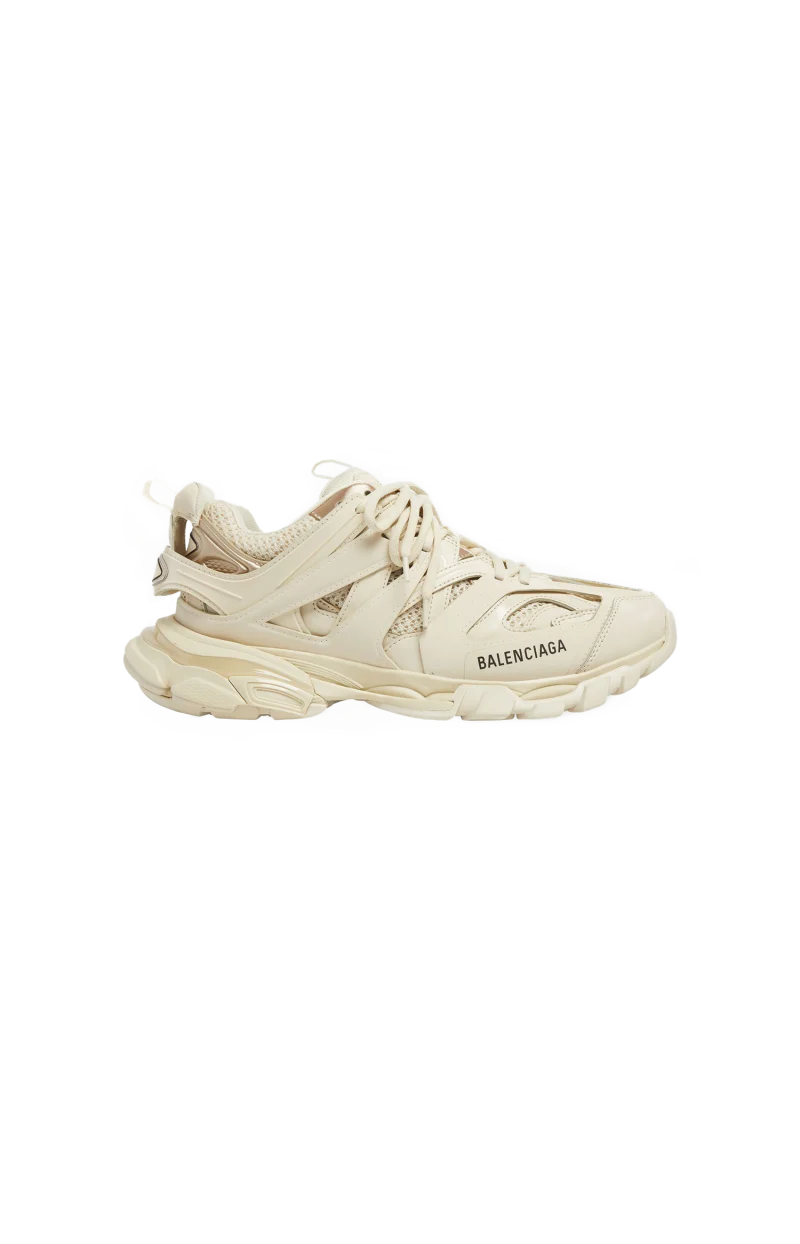 Men's Track Sneaker in Beige