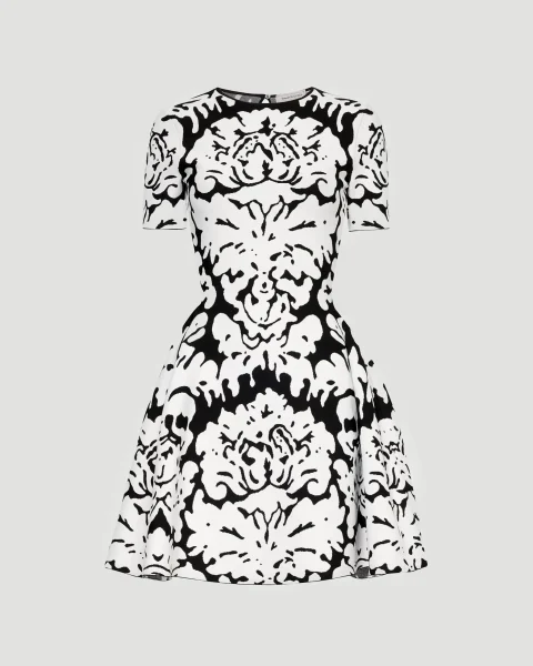 Mini Dress in Black and White