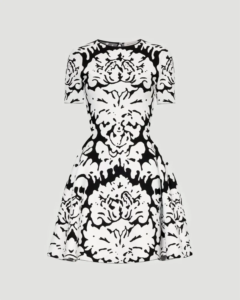 Mini Dress in Black and White