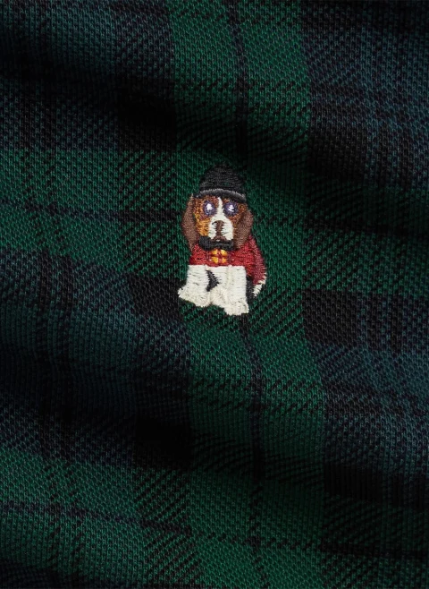 Гащеризон с бродирани детайли 'Scottish' Ralph Lauren Kids — снимка 3