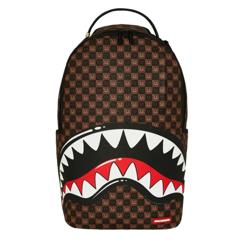 Раница SHARKS IN PARIS WTF BUBBLE BROWN CHECK SPRAYGROUND