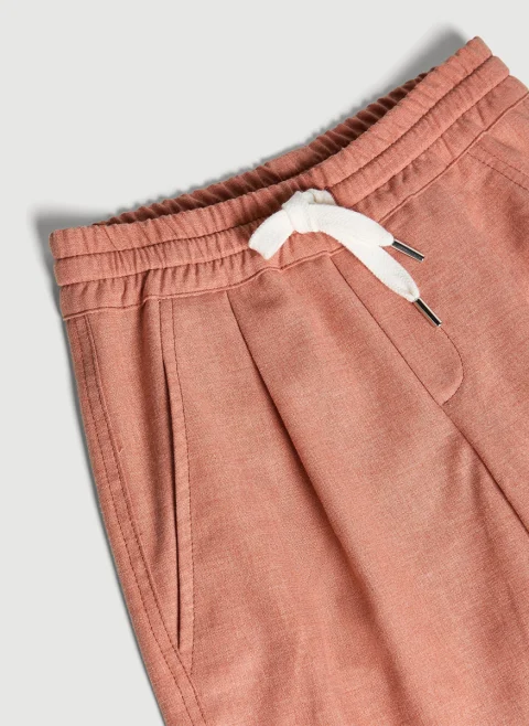 Къс панталон с вълна Brunello Cucinelli Kids 12 — снимка 3