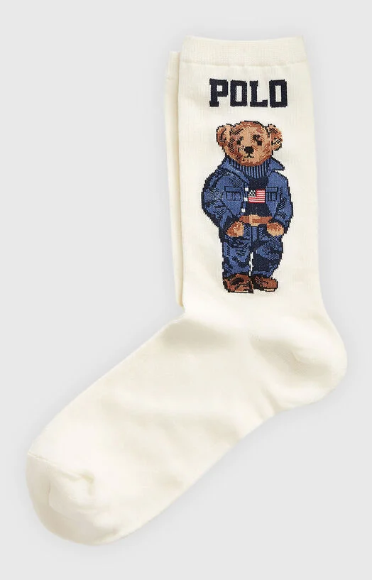 Чорапи с Polo Bear бродерия