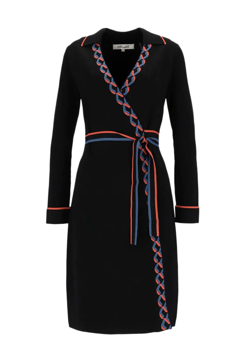 Рокли Dvf Charissa Wrap Dress DVFDR3Q008BLACK R1400 black