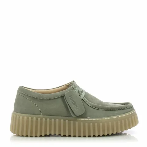 Дамски Ежедневни CLARKS – 26181190 TORHILL BEE LIGHT GREEN NUB