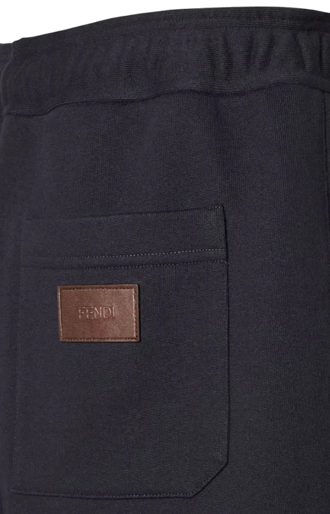 Navy Blue Cotton Shorts — снимка 3