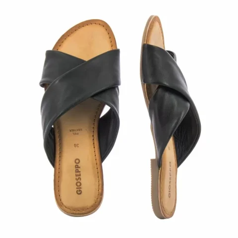 Дамски Равни Чехли GIOS EPPO – 73803-black — снимка 5
