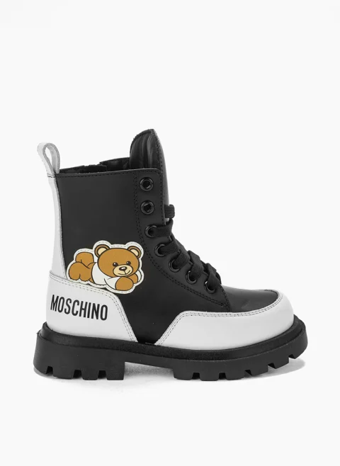 Боти с 'Teddy bear" апликация Moschino Kids