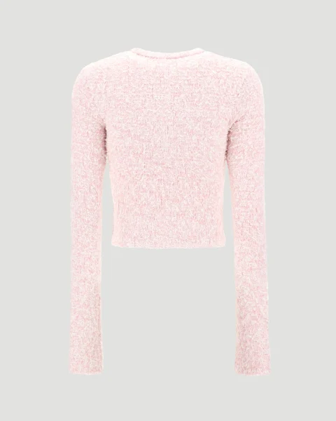 Tweed Cardigan in Pink — снимка 4