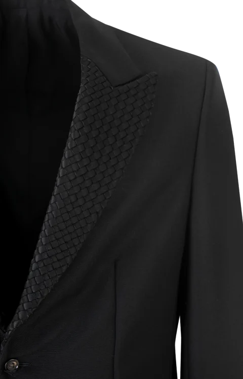 Mohair And Wool Jacket in Black — снимка 2