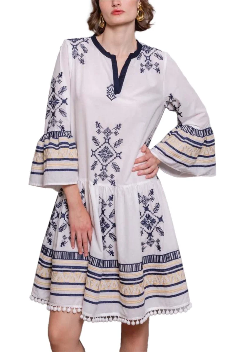 Рокля Akatio Dress CAPF8WA23EMC white