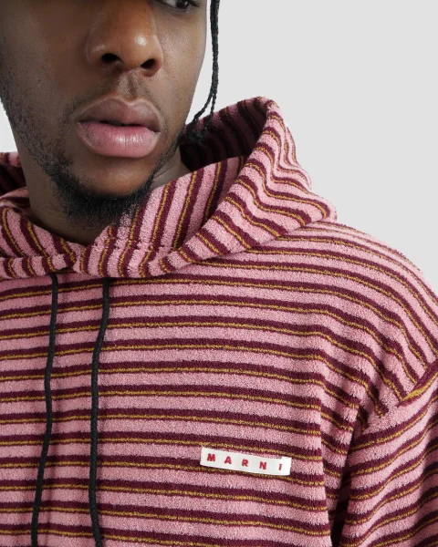 Layered Striped Hoodie — снимка 5
