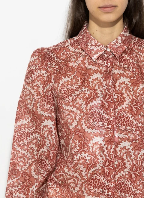 Риза с цялостен принт Weekend Max Mara Wkdperiodi — снимка 5