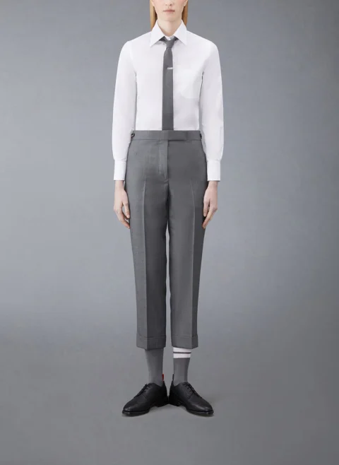 Класическа риза от памучен поплин Thom Browne — снимка 1