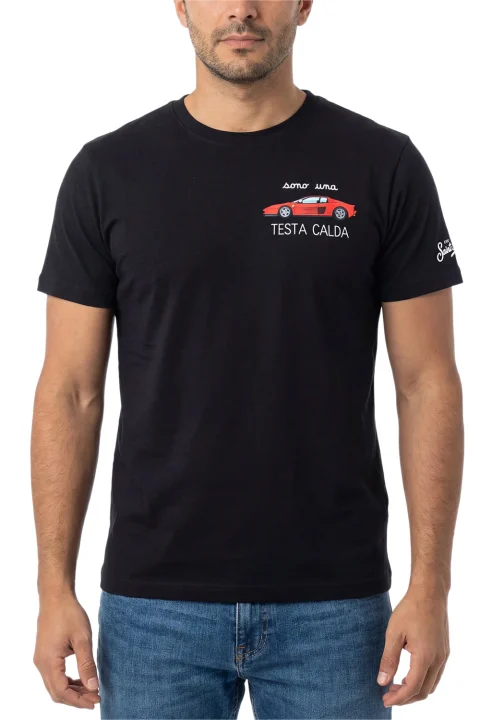 T-Shirt Portofino POT0001-04330L testa calda car 00 emb
